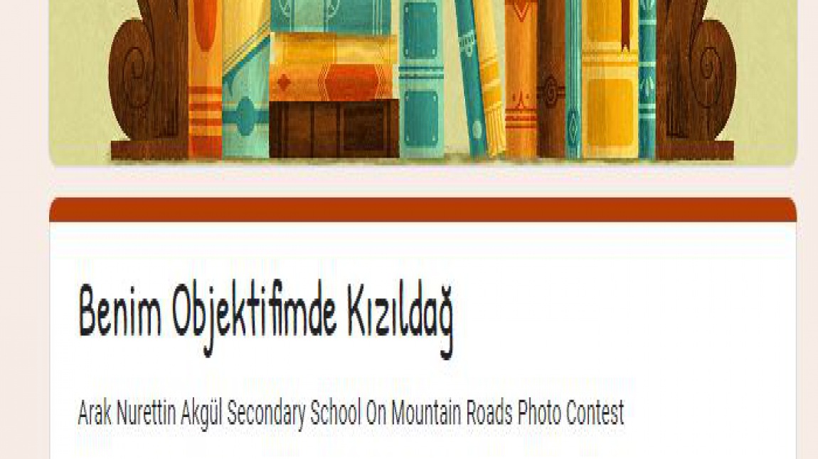 Okulumuz tarafından düzenlenen Kizildag fotoğraf yarışması anketi